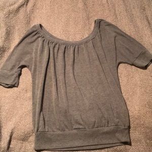 Gray top